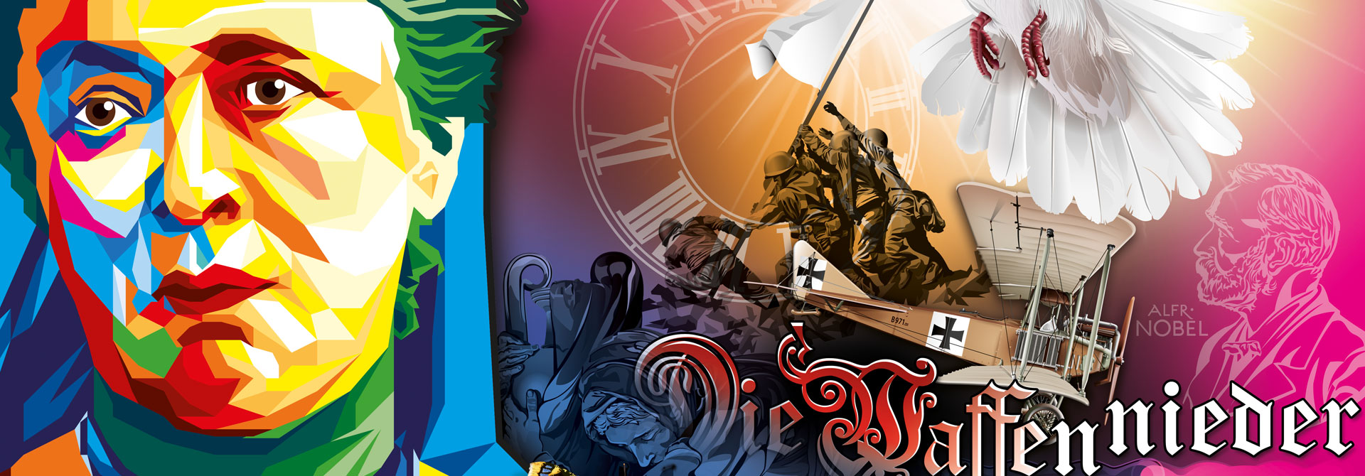 Header Grafik von Bertha von Suttner
